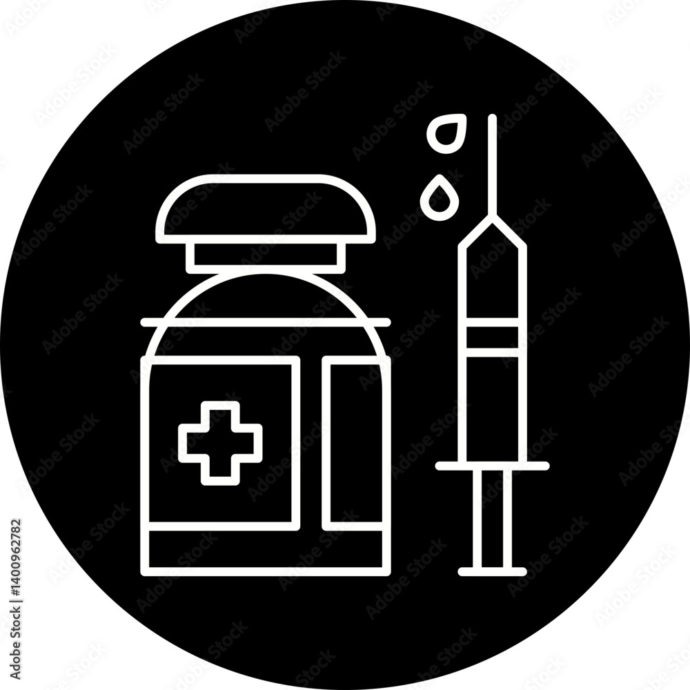 Medication icon single vector illustration Medication icon single vector illustration