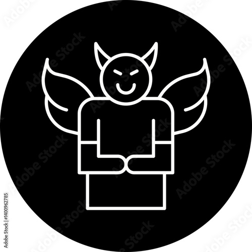 Malignant Narcissism icon single vector illustration