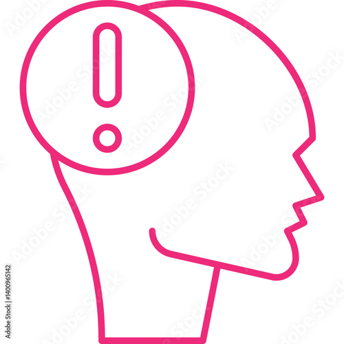 Panic icon single vector illustration