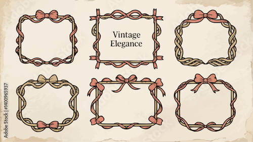 set of decorative frames