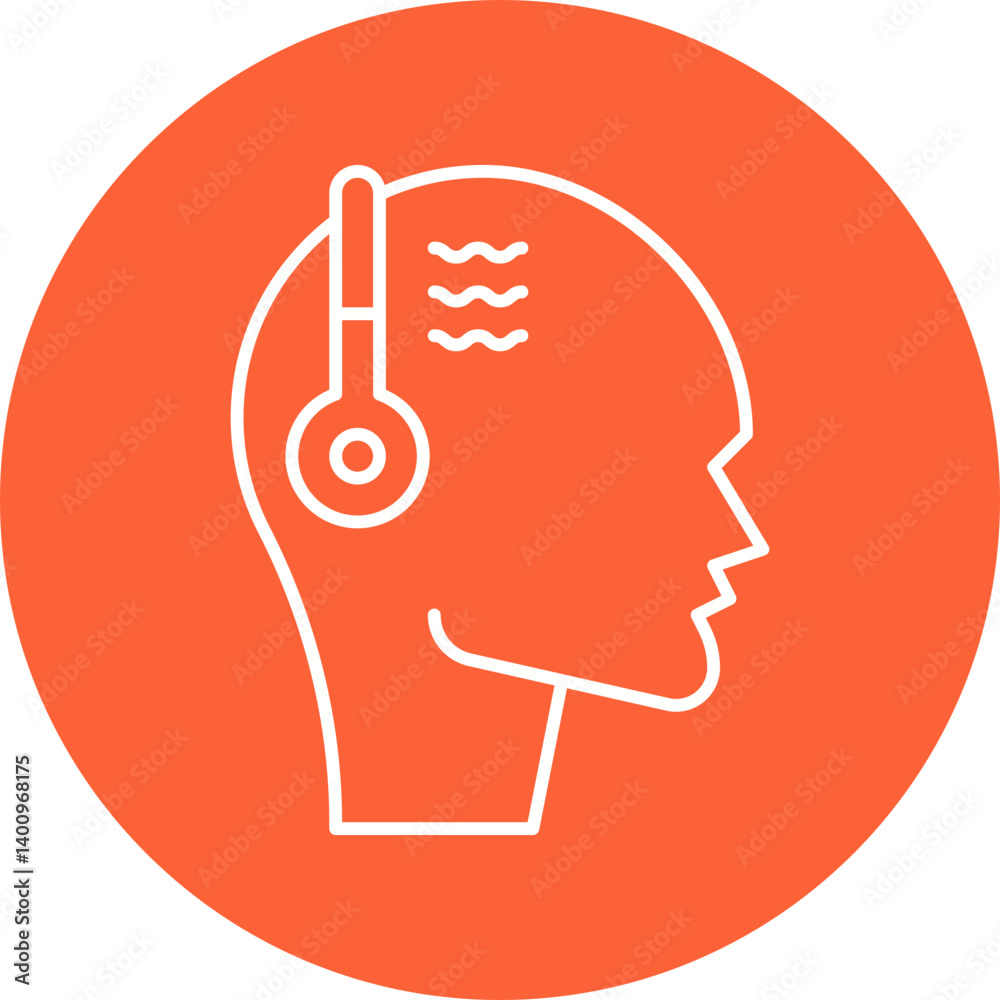 Illness icon single vector illustration Illness icon single vector illustration