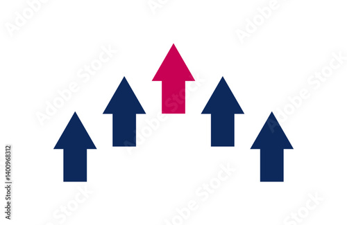 frecce, semplice,  concetto, direzione, marketing, target