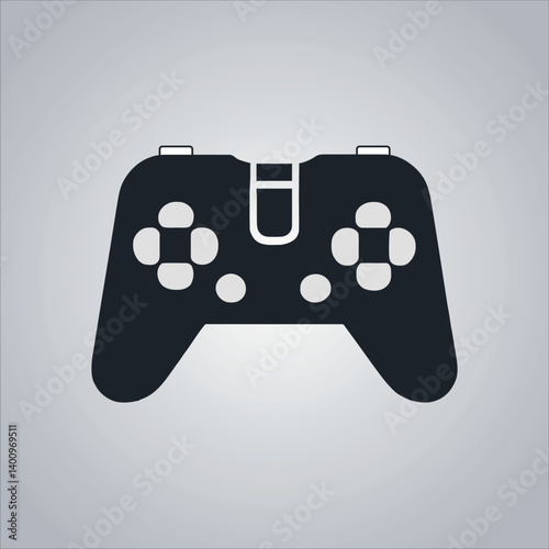 Joystick Game Console Logo  Vector – Retro Gaming Controller Icon for Esports, Streamers, and Tech Brands