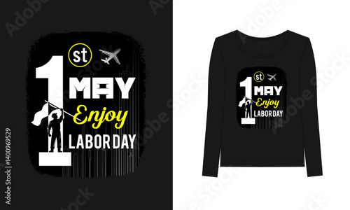 May First Workers Day Printable Union Graphic Shirt