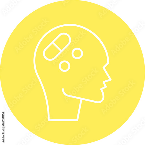 Drug Addiction icon single vector illustration