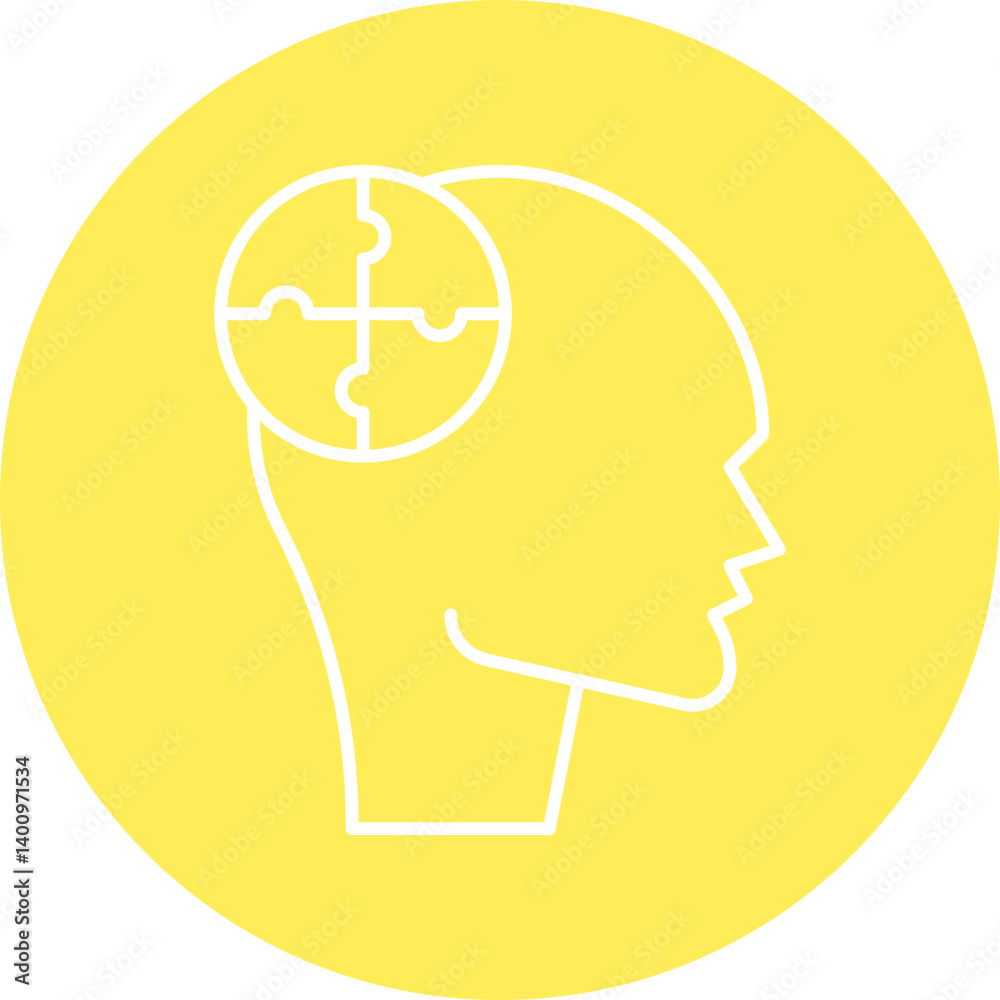 Psychology icon single vector illustration Psychology icon single vector illustration