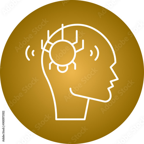 Phobia icon single vector illustration