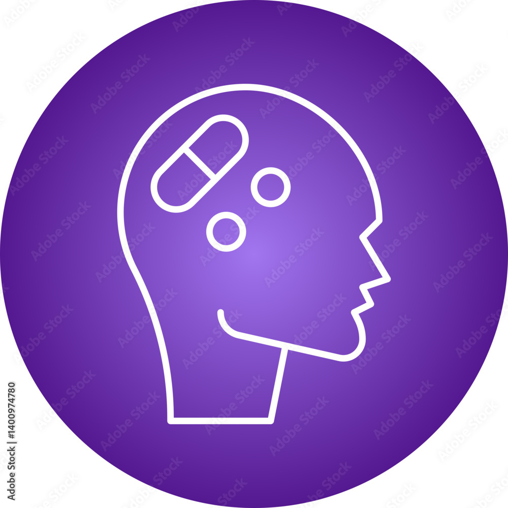 Drug Addiction icon single vector illustration Drug Addiction icon single vector illustration