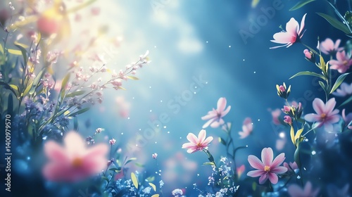 Dreamy Floral Garden: Soft Blooms