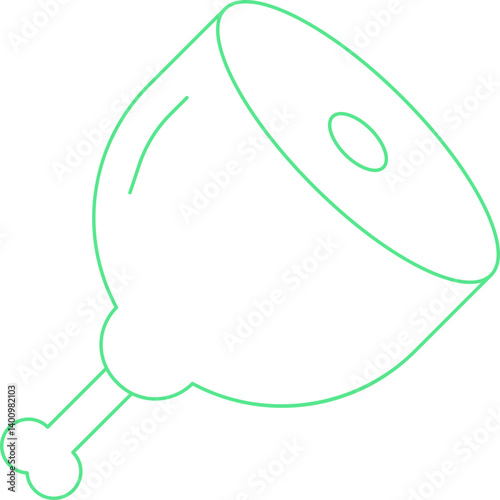 Meat icon single vector illustration