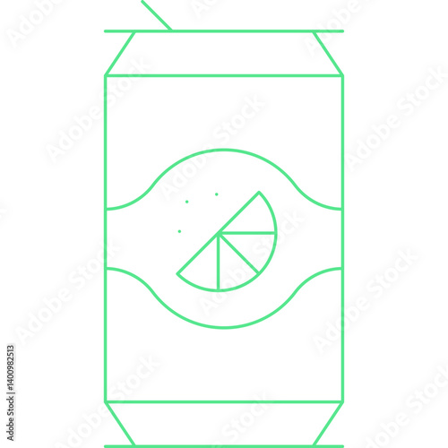 Soda icon single vector illustration
