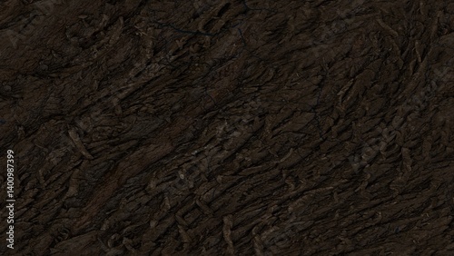 Obraz na płótnie Dark wood background, old black wood texture for background w salonie