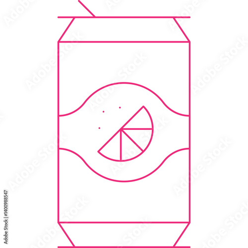 Soda icon single vector illustration