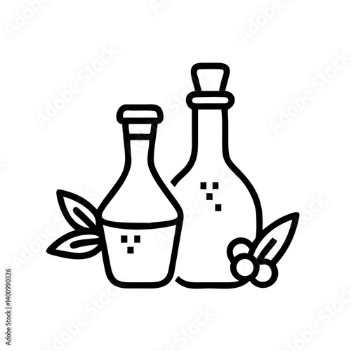 vinegar and oil