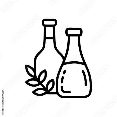 vinegar and oil