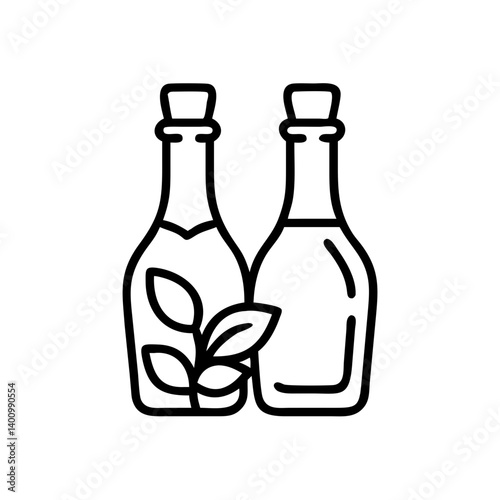 vinegar and oil