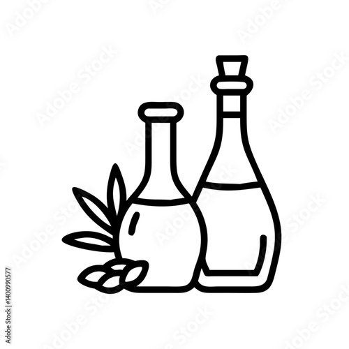 vinegar and oil