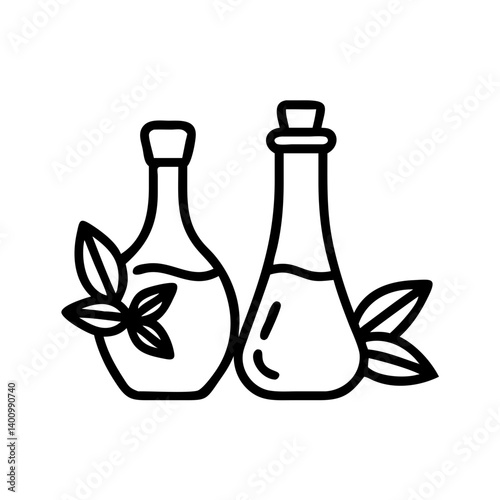 vinegar and oil