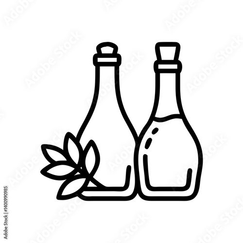 vinegar and oil