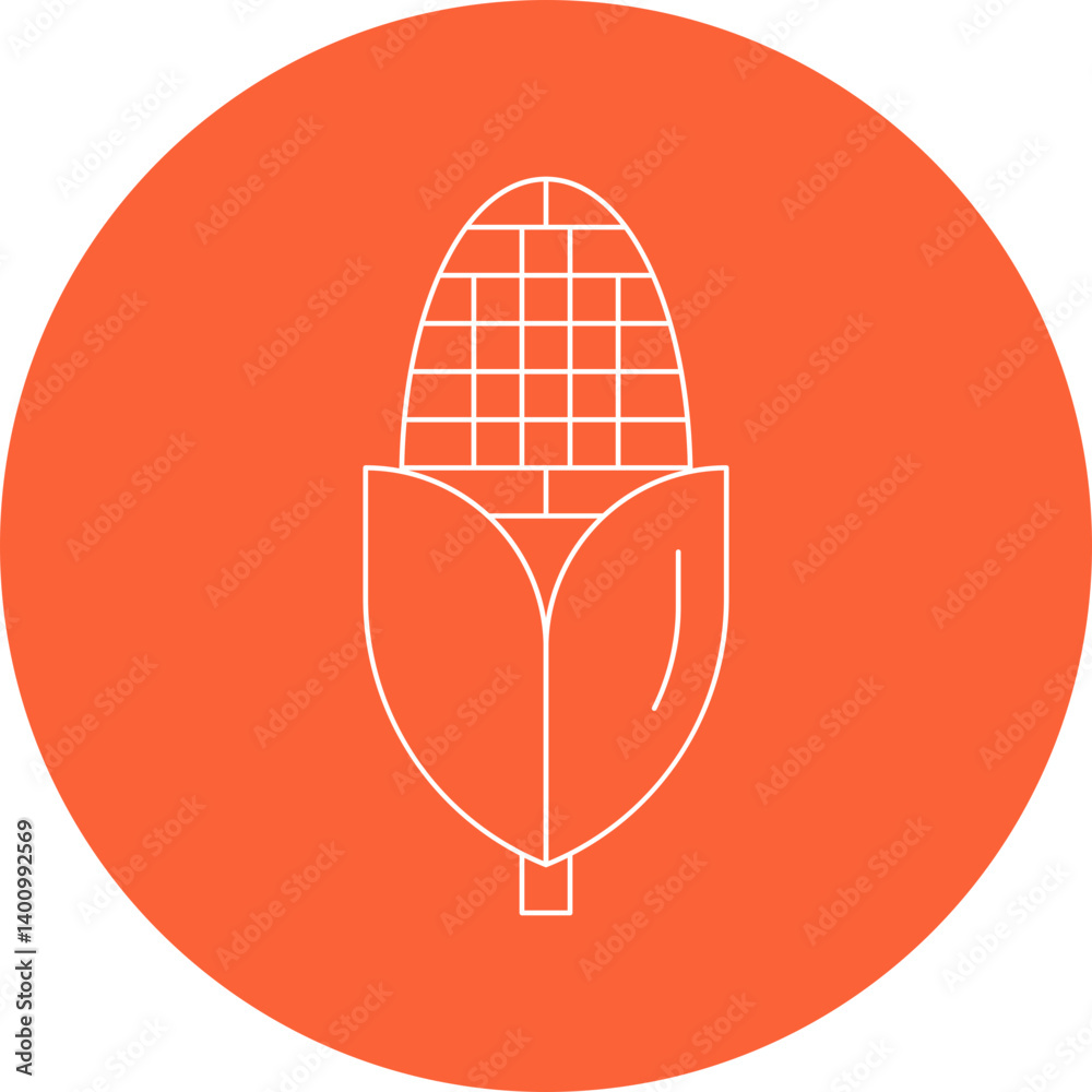 Corn icon single vector illustration Corn icon single vector illustration
