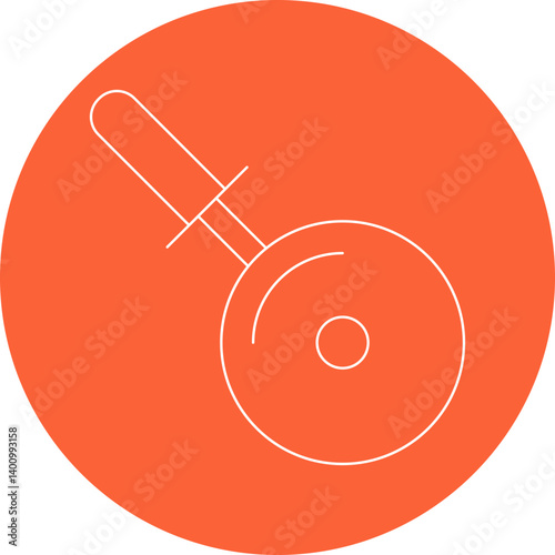 Slicer icon single vector illustration