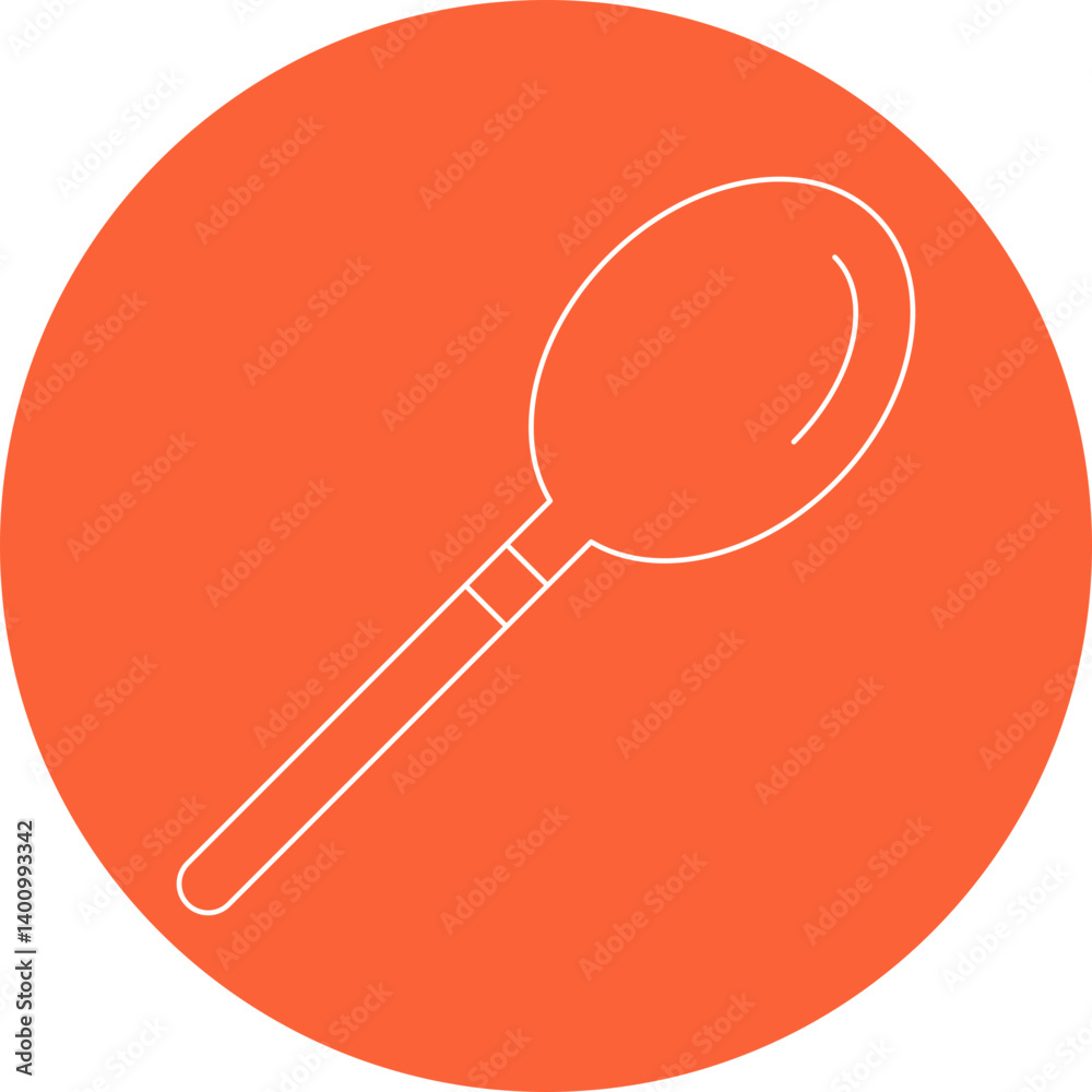 Wooden Spoon icon single vector illustration Wooden Spoon icon single vector illustration