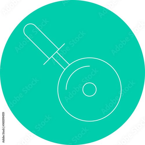 Slicer icon single vector illustration
