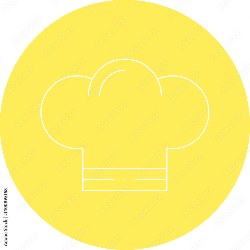 Chef Hat icon single vector illustration Chef Hat icon single vector illustration