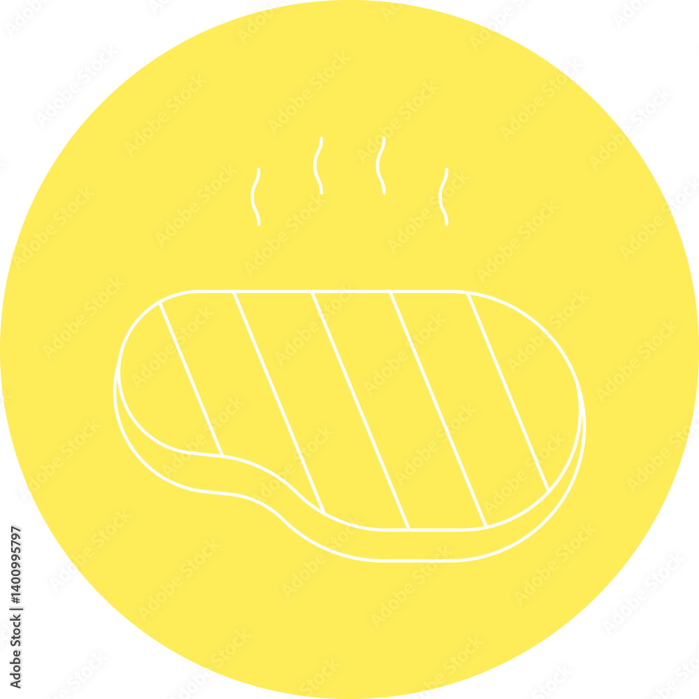 Steak icon single vector illustration Steak icon single vector illustration