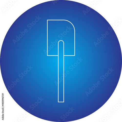 Spatula icon single vector illustration