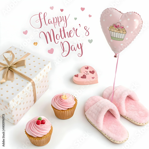 mother s day themed icons teacup with love you mom message