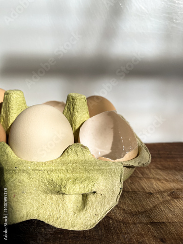 easter eggs in a basket