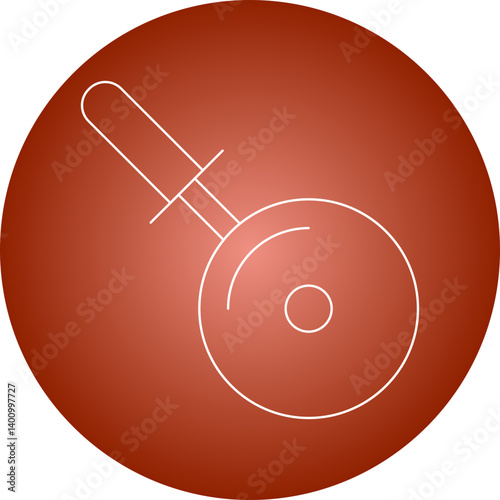 Slicer icon single vector illustration