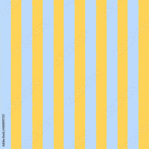 Yellow and Blue Vertical Stripes