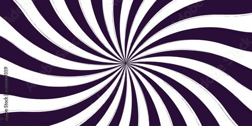 Abstract colorful with Sun ray radial beam sunrise. Funky ray elements, circle motifs. Sunset light retro design Swirling pattern background with Vortex starburst spiral twirl strips. Spiral radial .