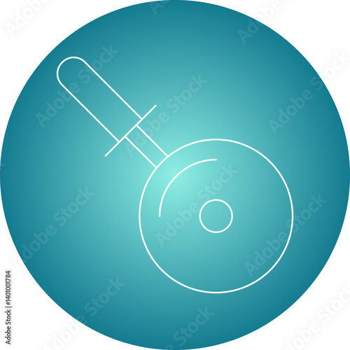 Slicer icon single vector illustration