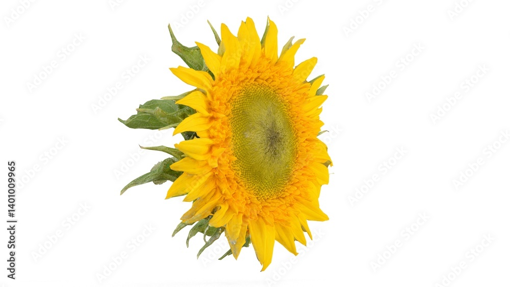 Obraz premium sunflower on white background