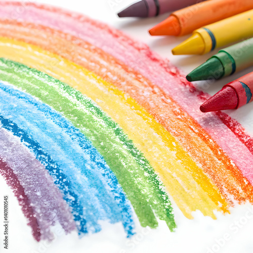 grunge hand drawn colorful scribble wax 