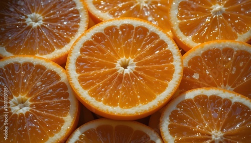 orange slices background