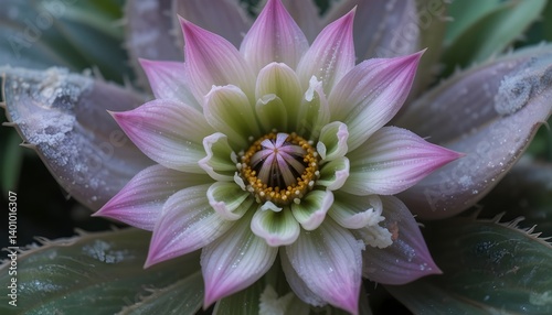 close up of pink flower