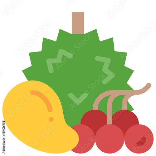 fruit flat icon