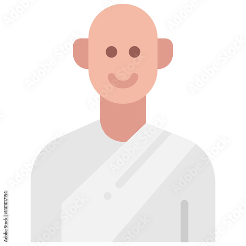 nun flat icon