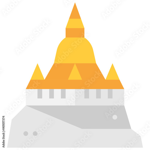 wat saket flat icon