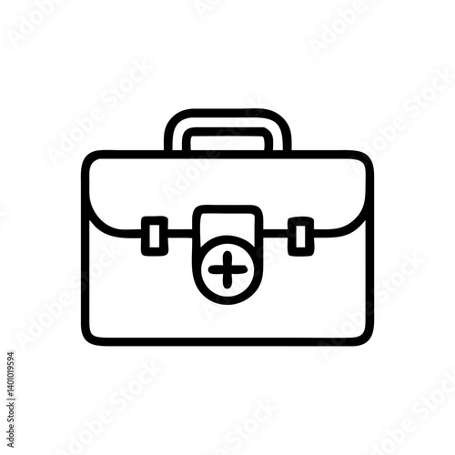 Icon of a doctorchest / first aid kit