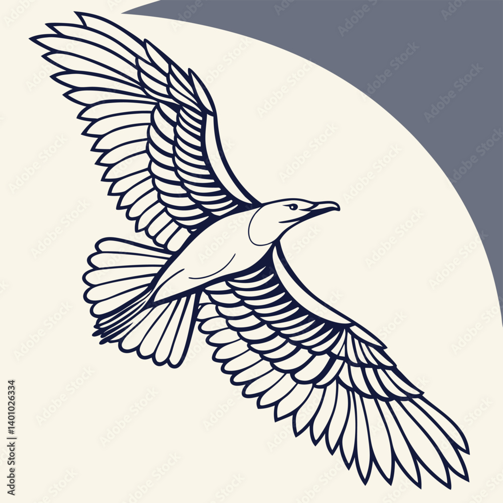 Obraz premium bird in flight