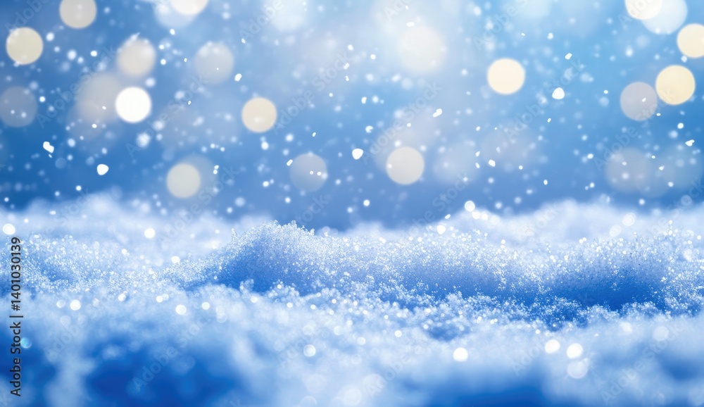 Snowy winter scene, soft light, soft focus, sparkling, gentle snow Snowy winter scene, soft light, soft focus, sparkling, gentle snow