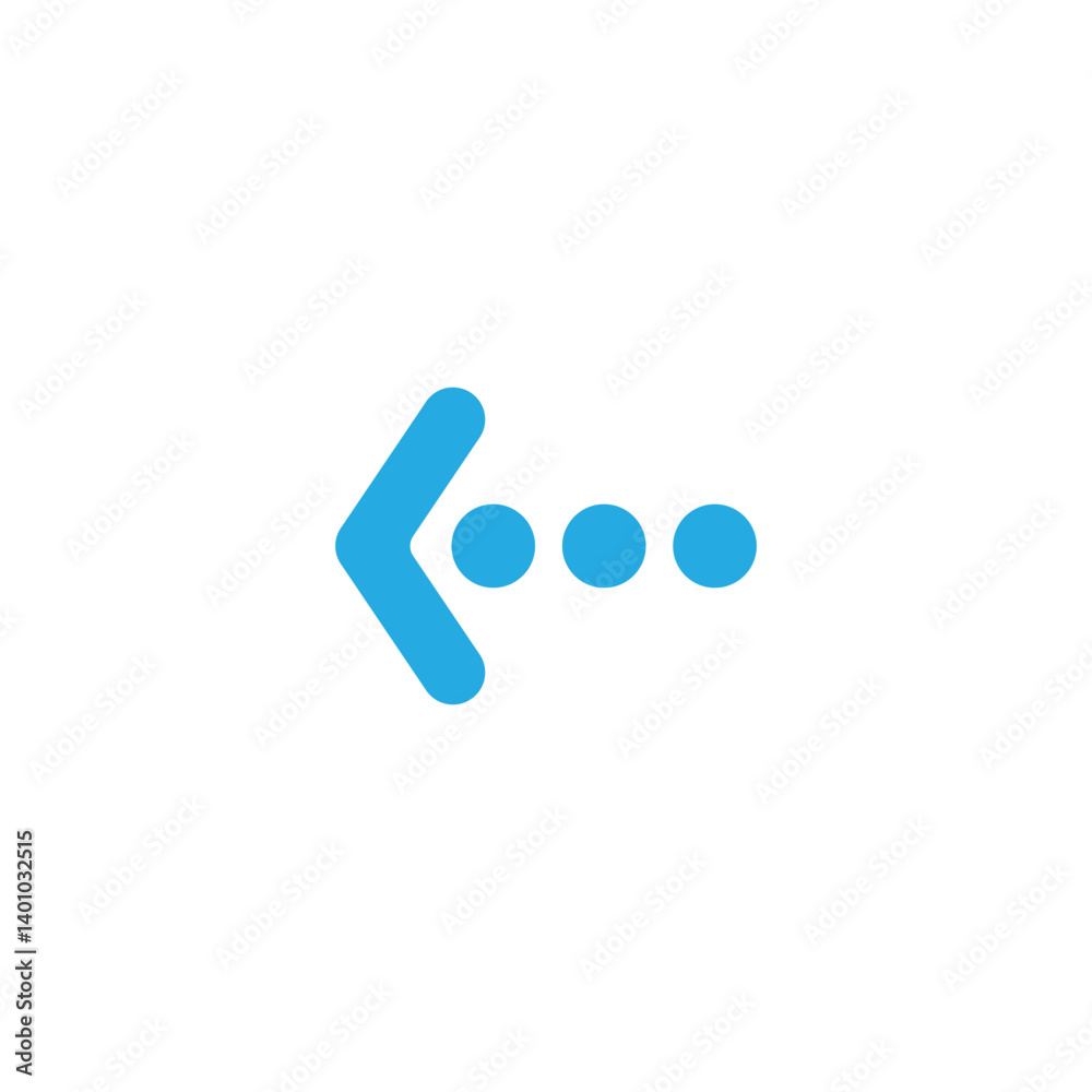 Dotted Arrows Pointing Left Dotted Arrows Pointing Left