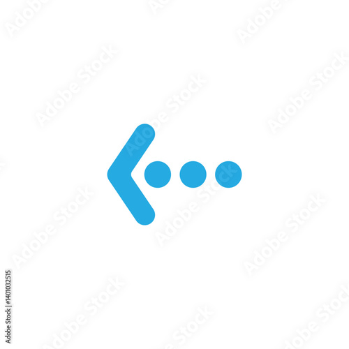 Dotted Arrows Pointing Left