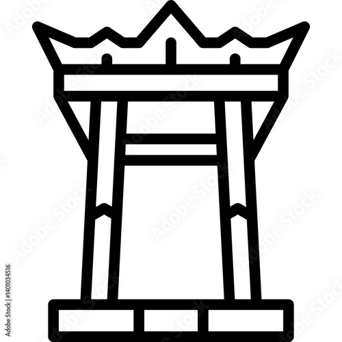giant swing line icon