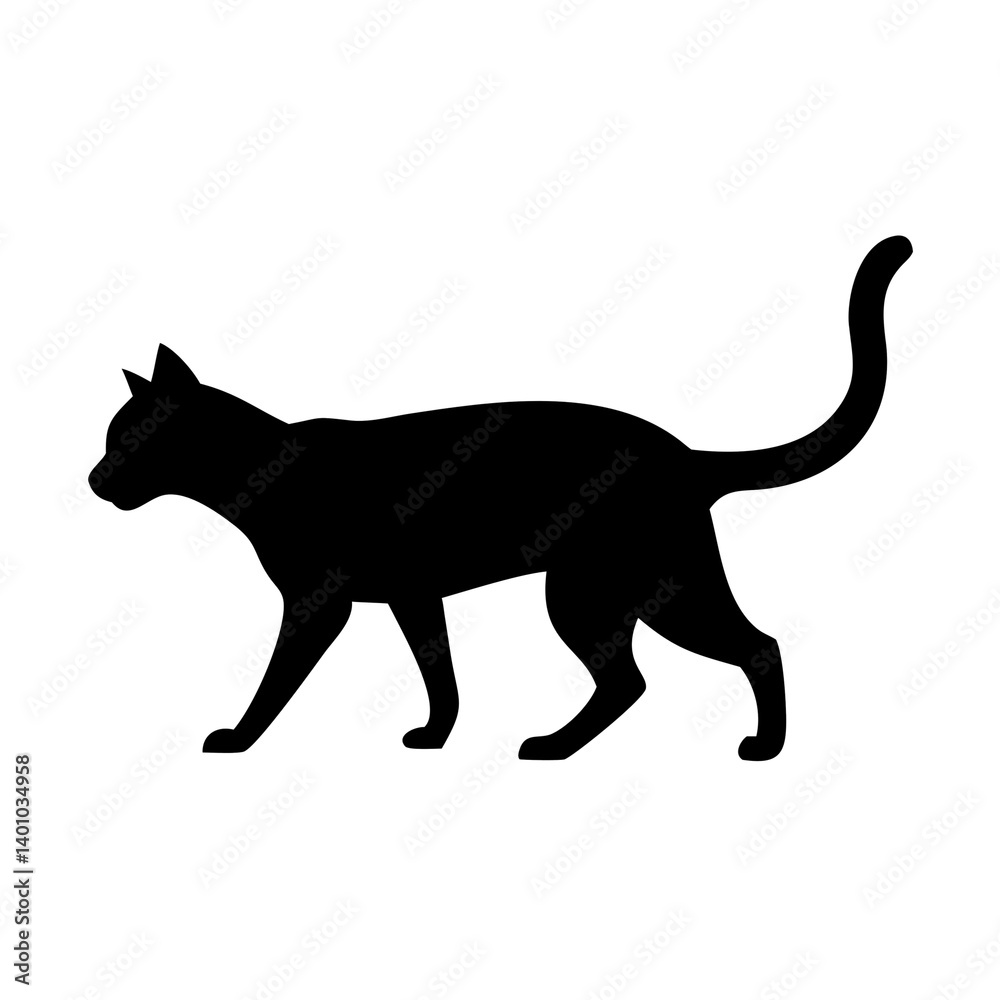 Fototapeta premium cat on a white background
